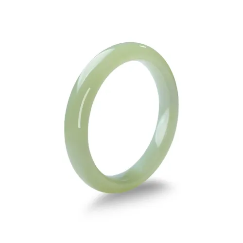 JIYAO Hetian Jade Bangles Green Jade Women's