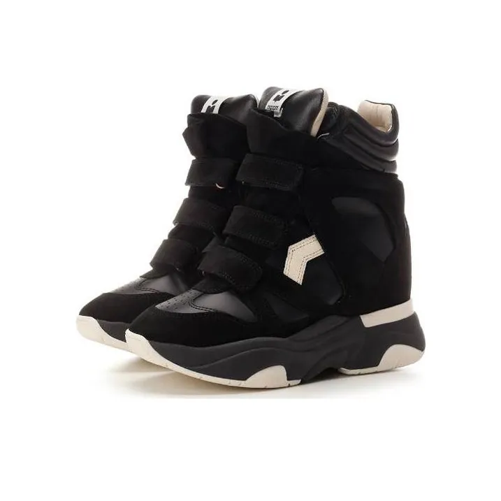 ISABEL MARANT Balskee High-top Leather Sneakers-2