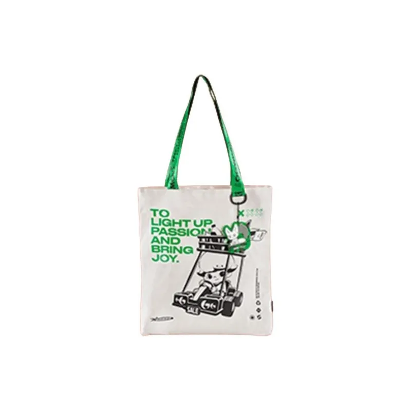 POP MART DIMOO Canvas Bag, Shoulder Bag Regular Unisex-0