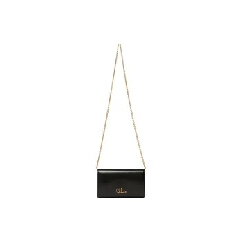 Chloe Calfskin Shoulder Bag Crossbody Bag Wallet Regular Women's Black