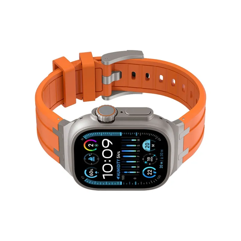 ZHENGGUANG Watch Band Apple Compatibility Silicone Material-4