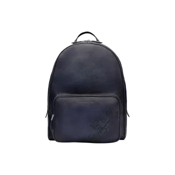 BERLUTI Leather Backpack Women's Indigo