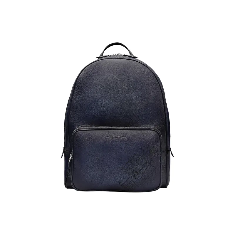 BERLUTI Leather Backpack Women's Indigo-0