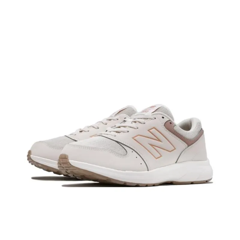 New Balance 550 Anti Slip Wear Resistant Low Top Casual Shoes Women's Beige-2