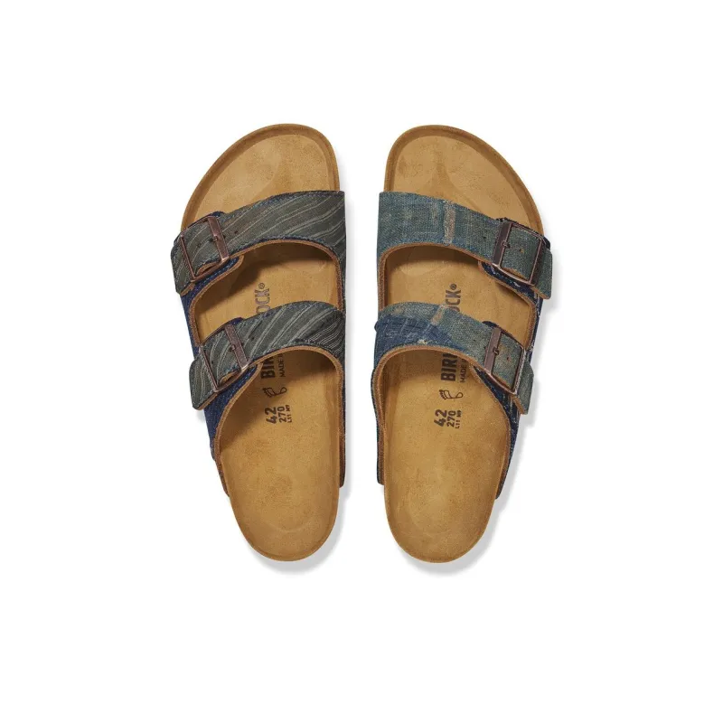 Birkenstock EVA Slip-Resistant Slide Slippers Men's Denim Blue Regular-3