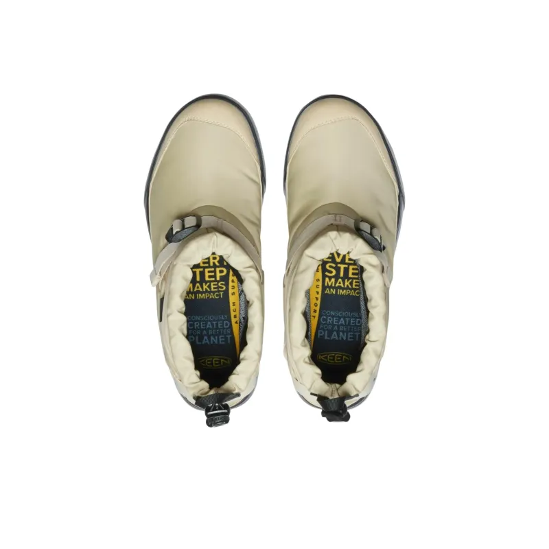KEEN HOOROMEO WP Thermal Waterproof Abrasion Resistant Slip Resistant Short Snow Boots Women's Khaki-4