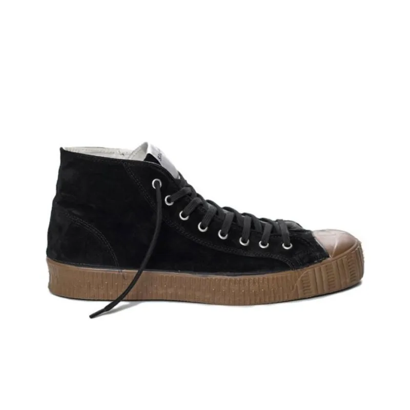SPALWART High-Top Skateboard Shoes Unisex Black-1