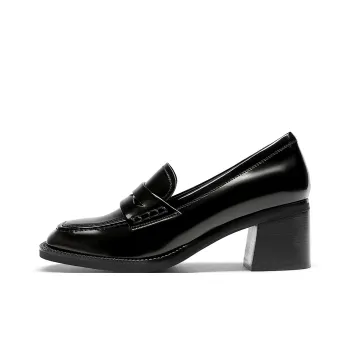 GOLDLION Square Toe Fashion Loafers Women's