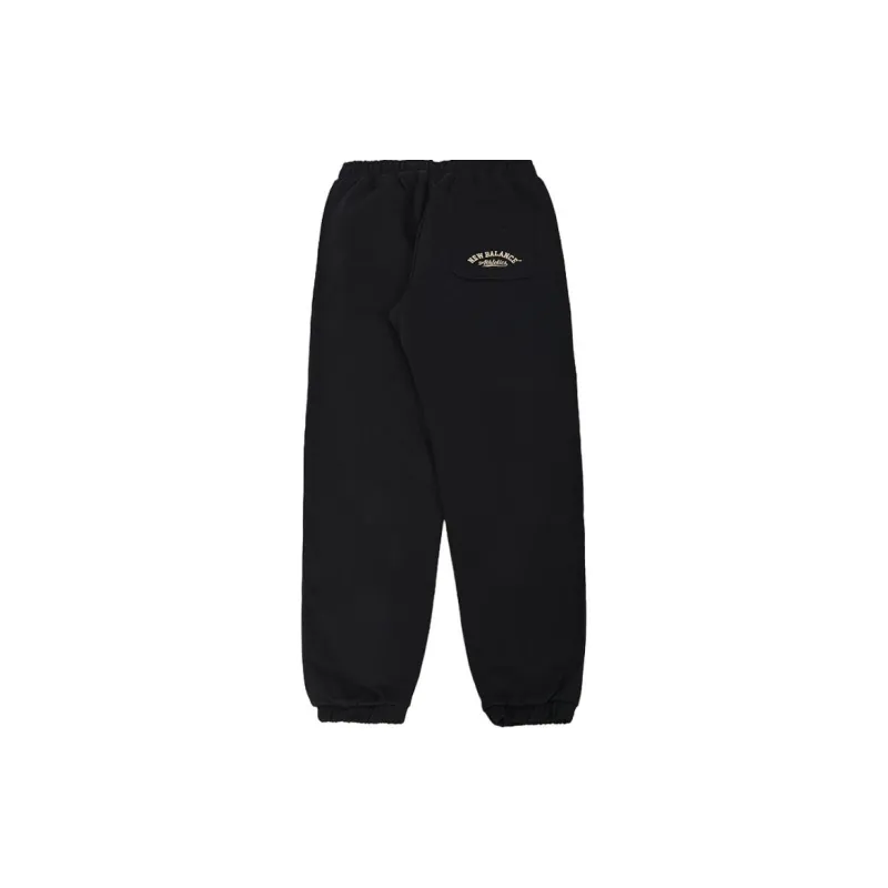 New Balance Sports And Leisure Knitted Sports Pants Men's Black-1