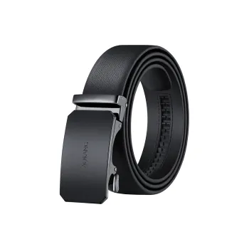 AOKANG Genuine Cow Leather Belts Men's Width 3.5CM