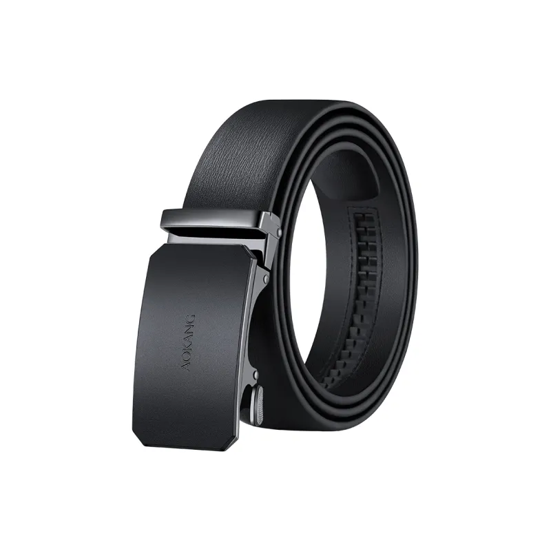 AOKANG Genuine Cow Leather Belts Men's Width 3.5CM-0