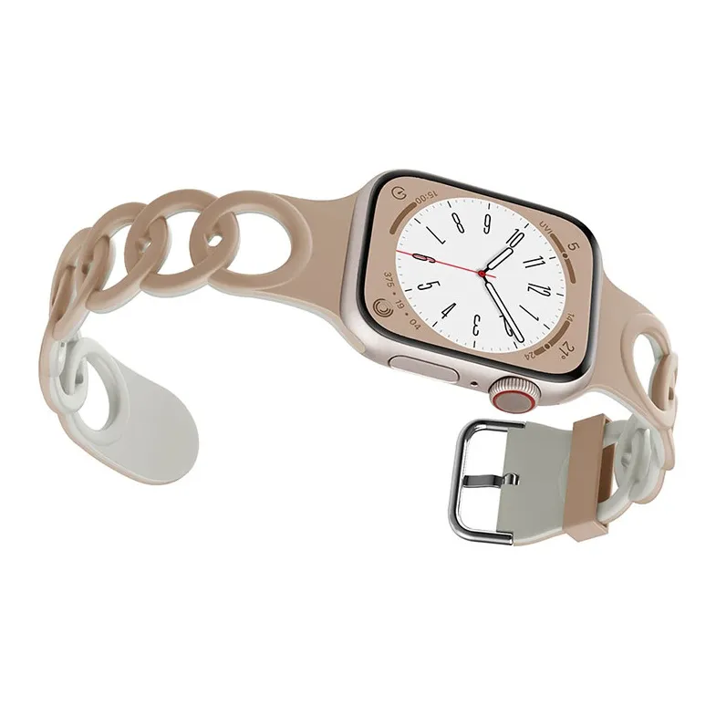 ZHENGGUANG Watch Band Apple Compatibility 38 49mm Silicone Material-25