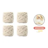 DIY Hand-Woven Scarf[Pocket Bear Beige]