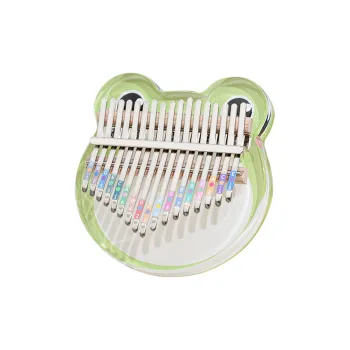 XIANSHIYIN Acrylic Material Kalimba Small Frog Appearance 17 Sound Thumb Piano