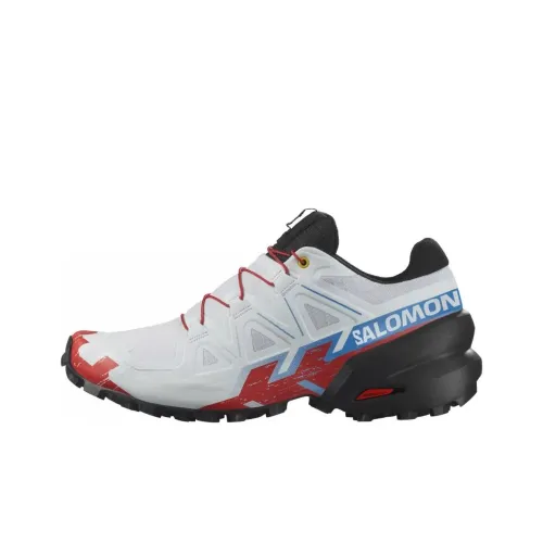 SALOMON Speedcross 6 Anti Slip Wear Resistant Low Top Running Shoes Women's White