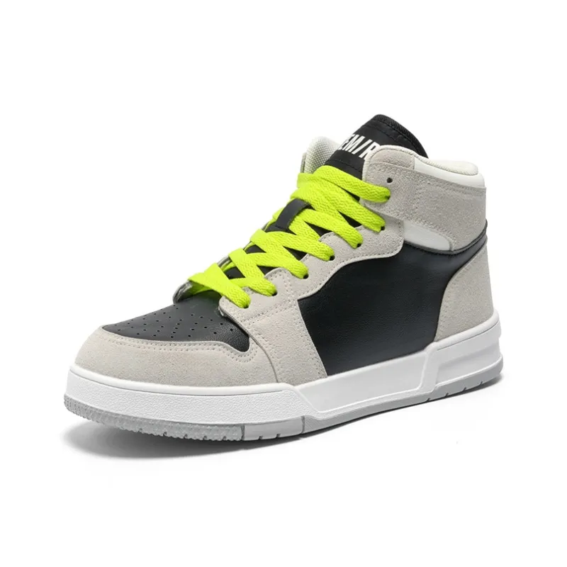 SEMIR Mid-Top Fashion Trend Color Blocking Casual Skateboard Shoes Men's-6