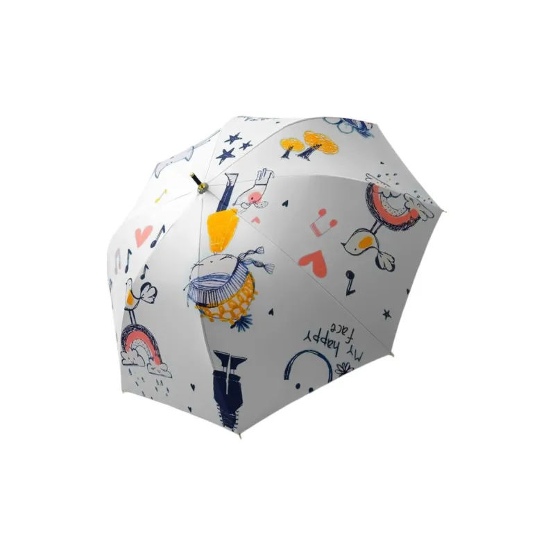 LUNNIFEIYA Dual Use Umbrella For Sunny And Rainy Days-0