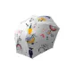 8-Rib Straight Handle with Vinyl Pattern, Small Girl White
