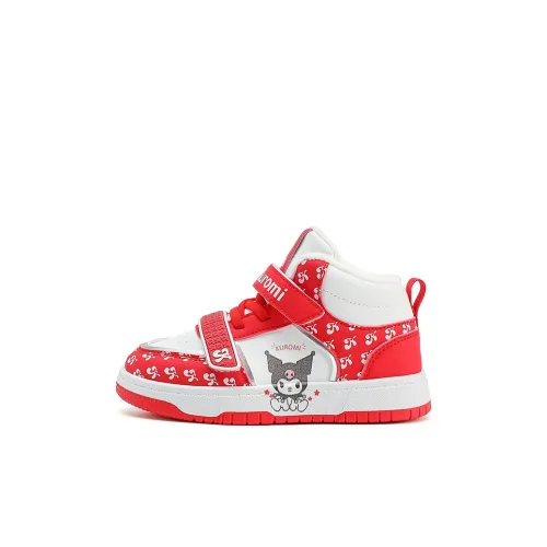 Sanrio x Hello Kitty Kulomi Warm High-Top Kids' Skateboarding Shoes Red Kids'