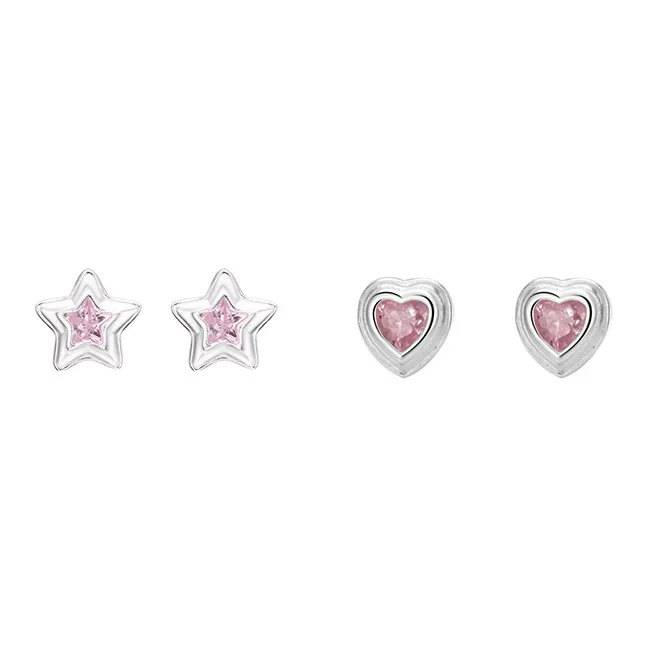 GIFT&CO 999 Fine Silver Stud Earrings Women's-0
