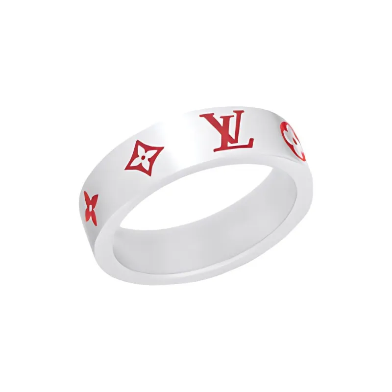 Lv M1299L Lv Mosaic Thin Ring-1