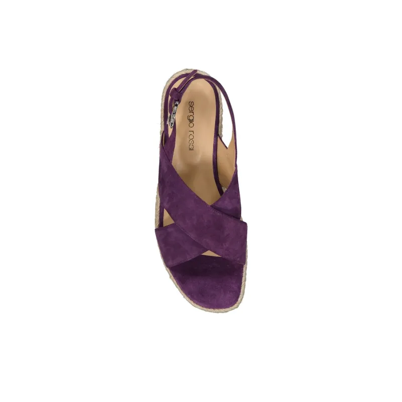 SERGIO ROSSI One Strap Sandals 5cm Women's Purple-3