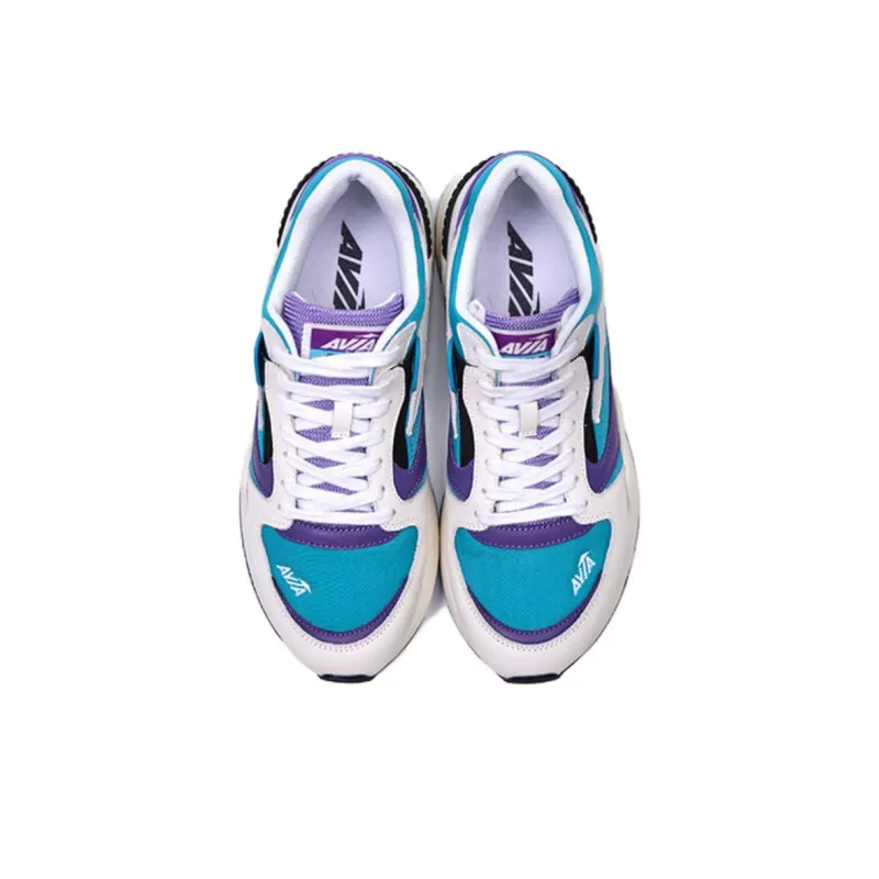AVIA Anti Slip Wear Resistant Low Top Casual Shoes Unisex Blue Purple-2