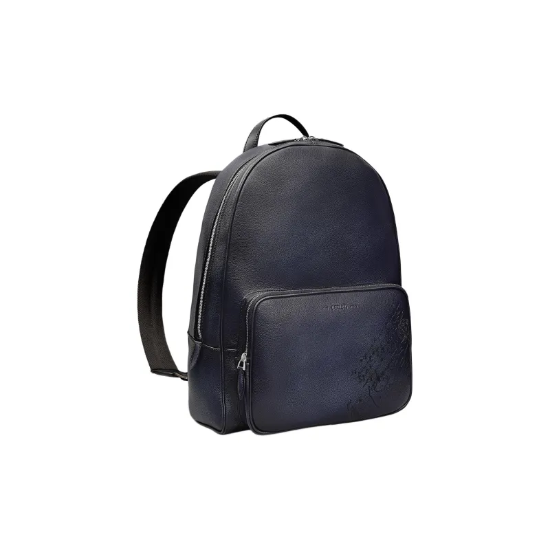 BERLUTI Leather Backpack Women's Indigo-1