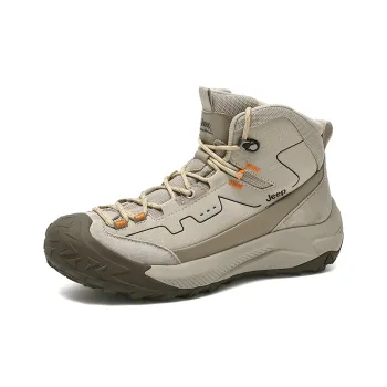 Jeep JEEP Cushioning Anti-Slip And Wear-Resistant Mid-Top Trekking Shoes Men's