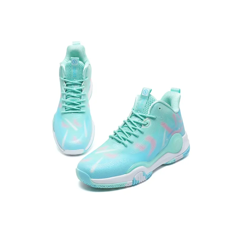 JSWEI Cushioned Slip-Resistant Mid-Top Basketball Shoes Men's-1