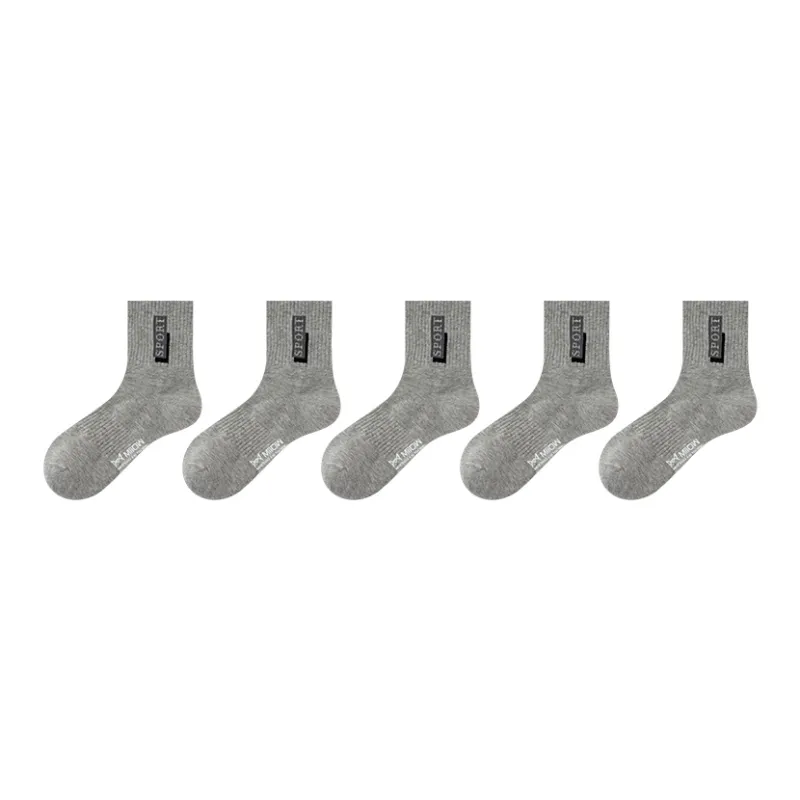 MIIOW Mid Calf Socks Men's 5 Pack-25