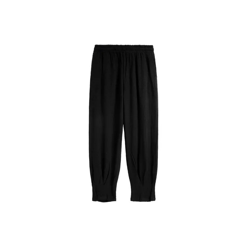 XUANSHENG Casual Pants Men's Black-5