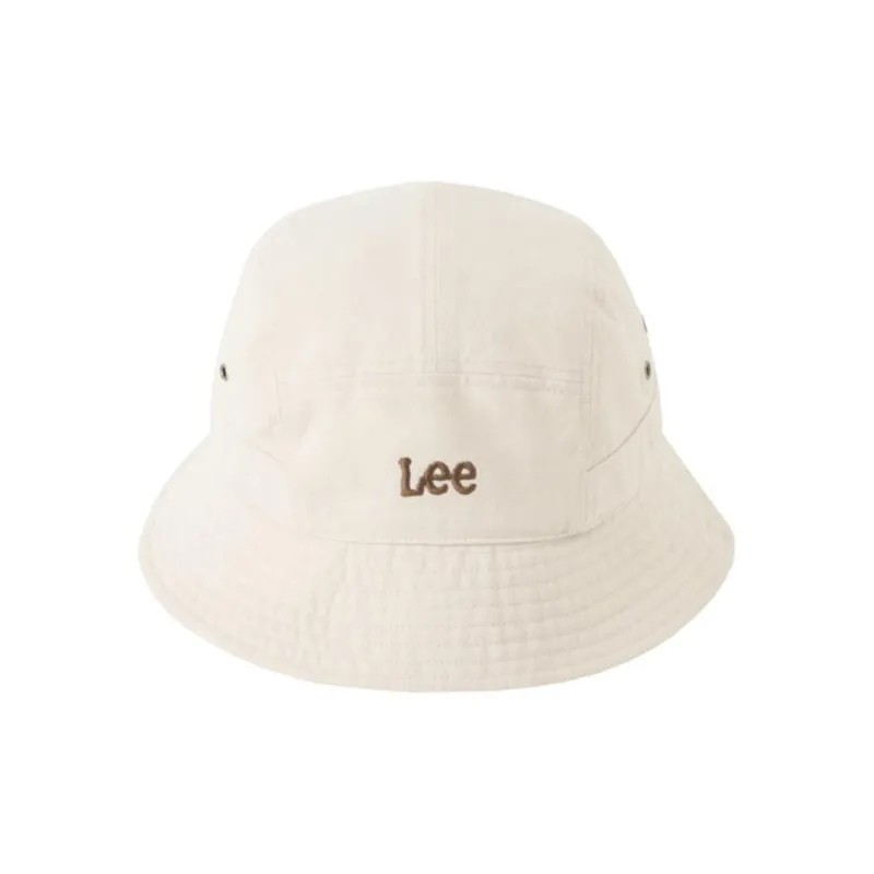 Lee Cotton Bucket Hats Unisex White-1