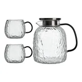 Bark Texture Kettle 1800ml+Bark Texture Cup 380ml X 2