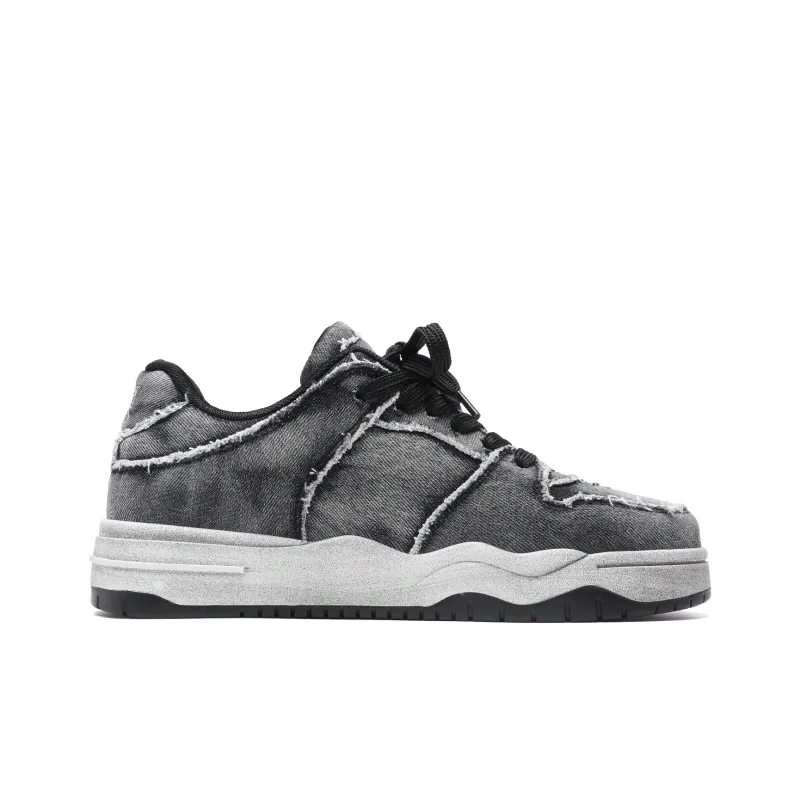 CEDAR HAN Canvas Shoes Unisex Low Top Blue-16