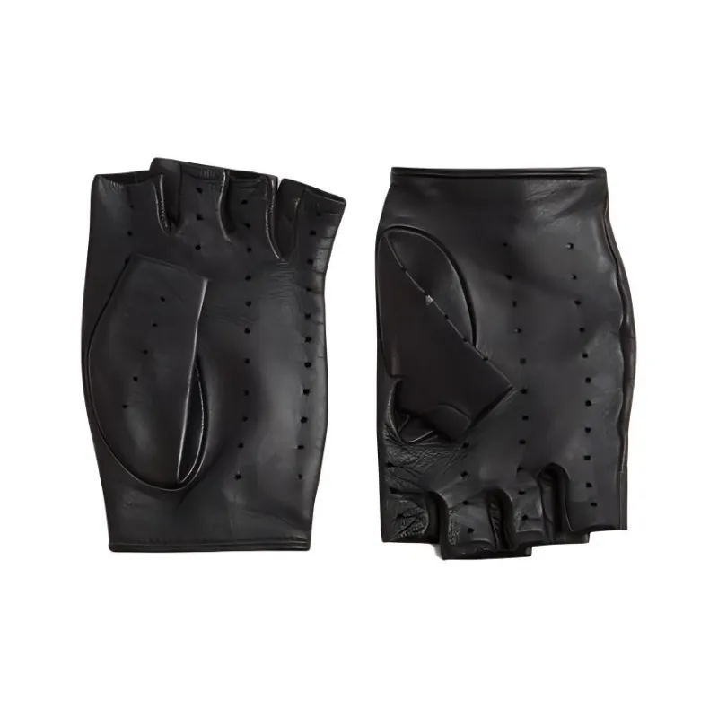 Valentino Sheepskin Gloves Women's Black-1