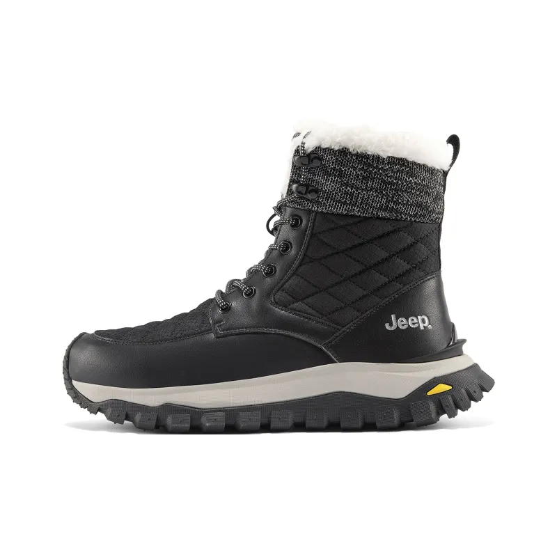 Jeep Warm Slip-Resistant Short Snow Boots Men's-7
