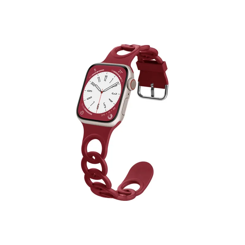 ZHENGGUANG Watch Band Apple Compatibility 38 49mm Silicone Material-30