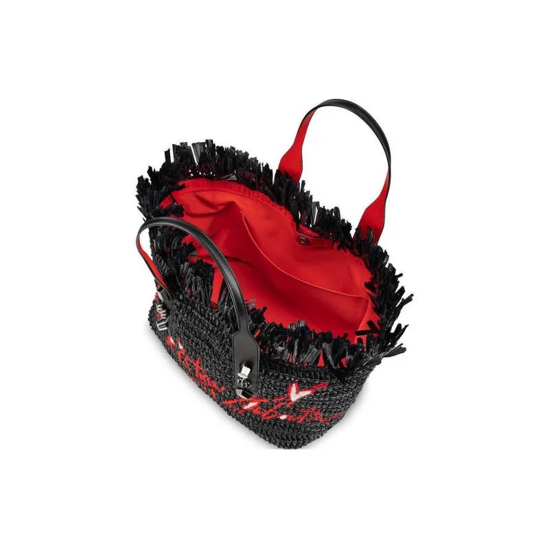 Christian Louboutin Raffia Tote Bag-3