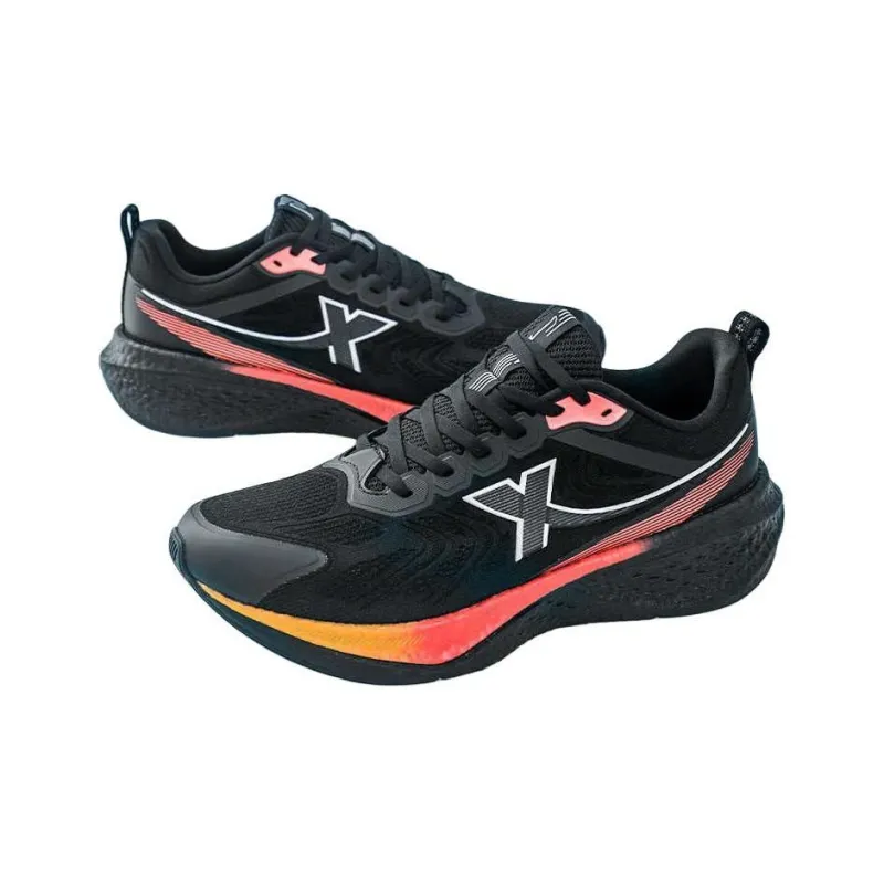 XTEP Speed 5.0LITE Anti Slip Wear Resistant Low Top Casual Running Shoes Men's Black Pink-1
