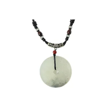 South Asia Serpentine Jade Necklaces Unisex