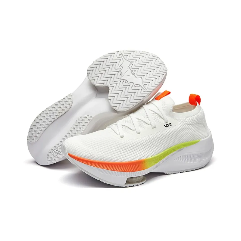 VOIT Running Shoes Unisex Low Top White/Multicolor Rainbow-2