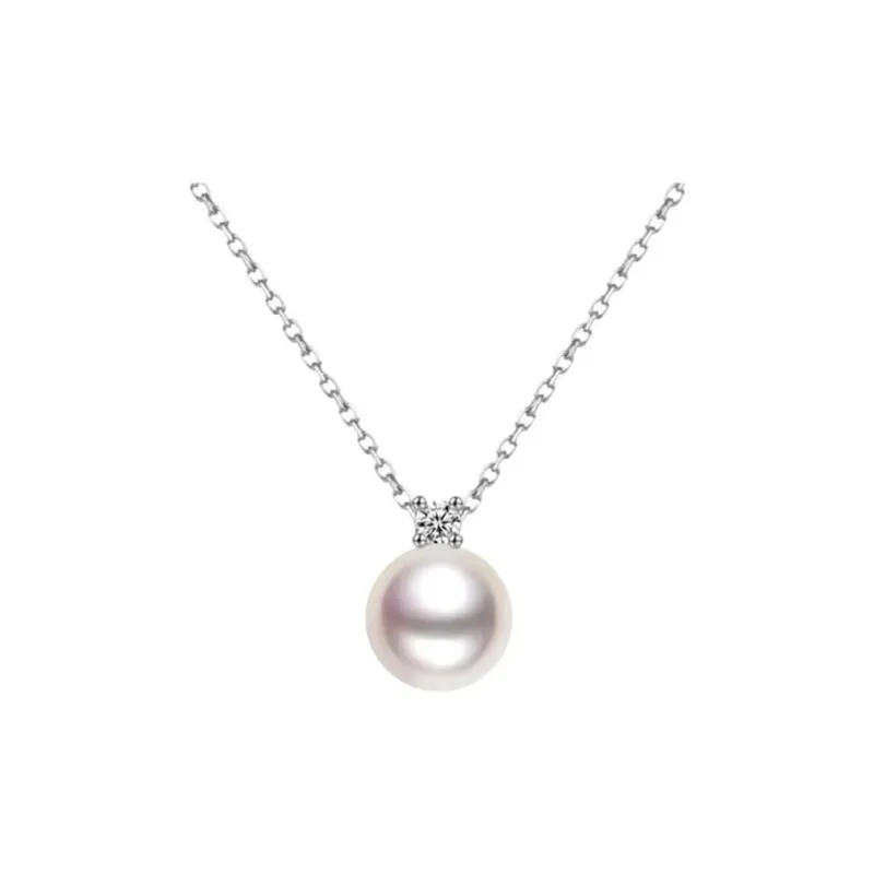 QIANCHANG Freshwater Pearl Necklaces Women's-0