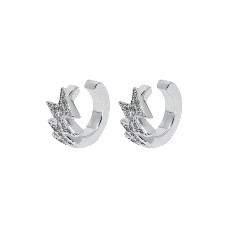 KiNGZiT Alloy Clip On Earrings Unisex-7