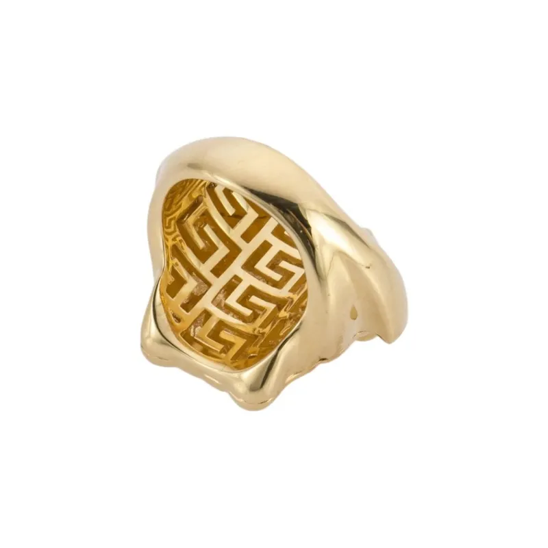 VERSACE Brass Rings Unisex Gold-2