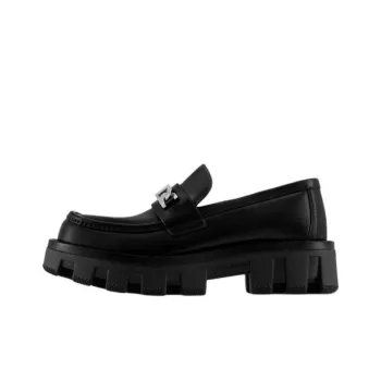 LOUIS VUITTON Loafers Men's Black