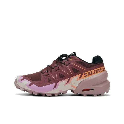 SALOMON Speedcross 6 Anti-Slip And Wear-Resistant Support Low-Top Trail Running Running Shoes Unisex Purple