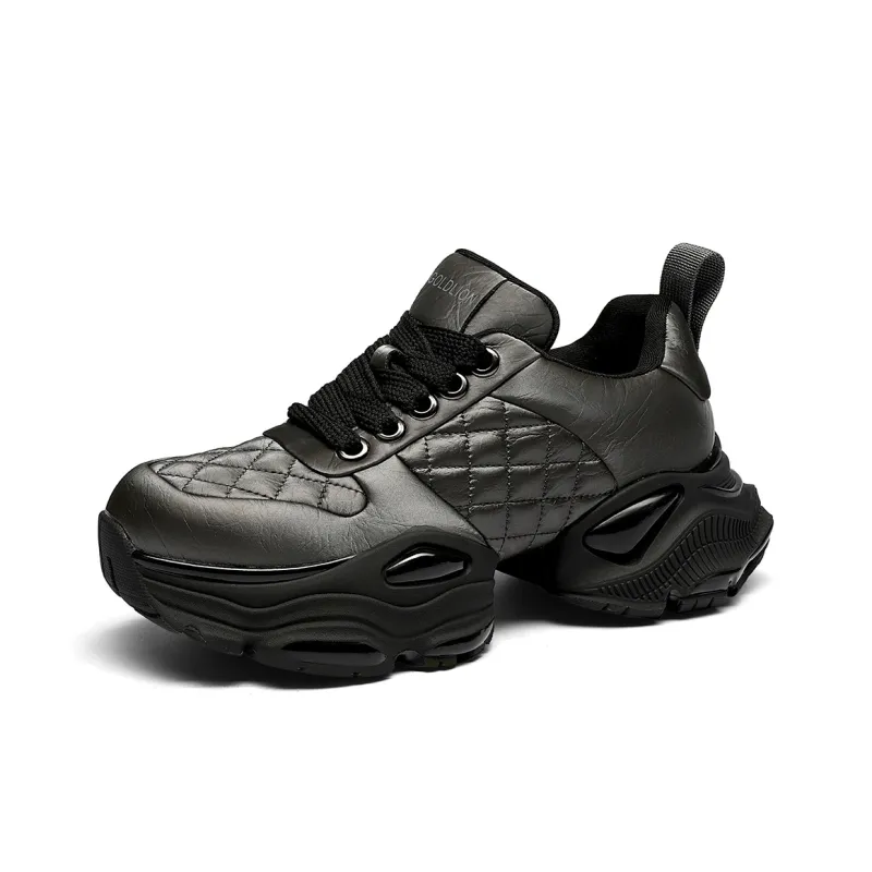 GOLDLION Slip Resistant Cushioning Low Top Chunky Sneakers Women's-1