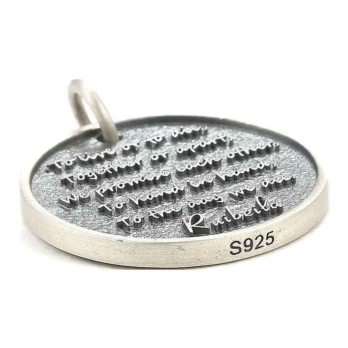 Ruibeila 925 Sterling Silver Necklaces Unisex-3
