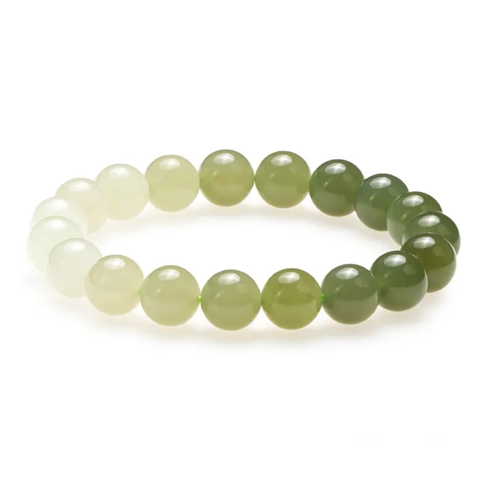 FANHAOGANG JADE Bracelets White Jade/Pale Greenish White Jade Unisex-1